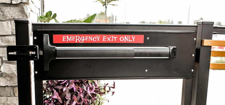 emergency push bar installation in Diamond Bar