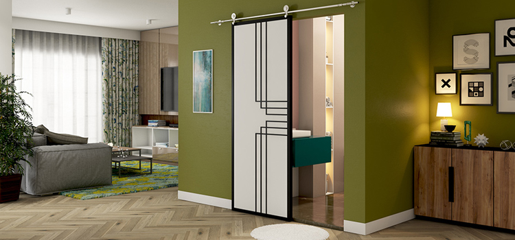 sliding bathroom door installation in Diamond Bar